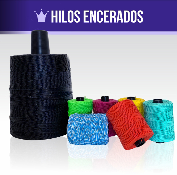 hilos encerados